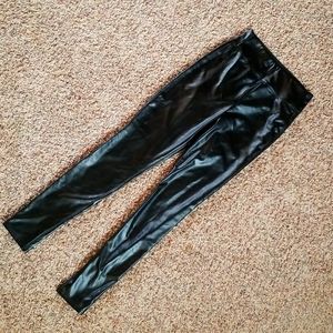 Black "leather" Pants
